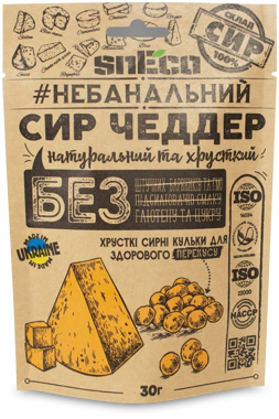 Сир сушений "snEco" Чеддер 28г