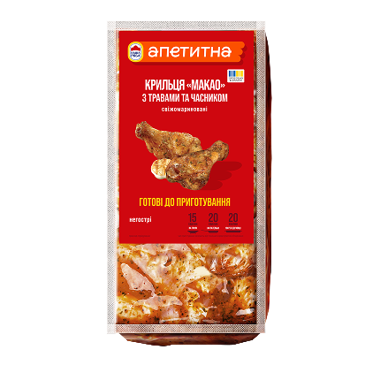 Крильця курячі Макао з травами та часником ваг /Наша Ряба/