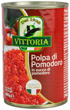 Томати "Vittoria" Polpa di Pomodoro перетерті ж/б 400г