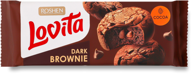 Печиво здобне "Lovita Blondie Brownie" какао 152г /Рошен/