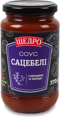 Соус "Сацебелі" с/б 370г /Щедро/