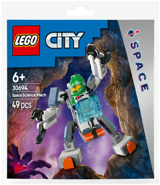 Конструктор "Lego" City косміч науковий робот 49дет