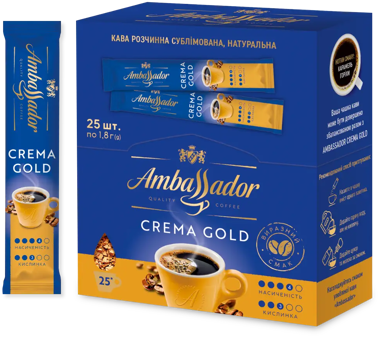 Кава "Ambassador Crema" розч 1.8г