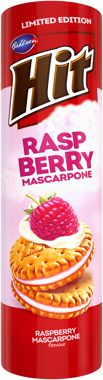 Печиво "Hit" малина-маскарпоне 220г /Bahlsen/