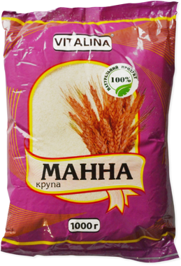 Крупа манна 1кг /Vitalina/