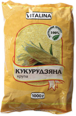 Крупа кукурудзяна дрібна 1кг /Vitalina/