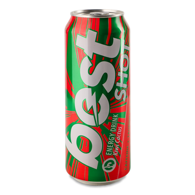 Напій енергет "Best Shot" Kiwi Cactus  б/а 0.5л ж/б