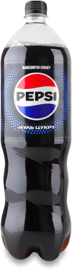 Напій "Pepsi-Cola" нуль цукру 1.25л