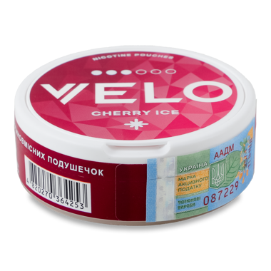 Подушечки нікотинові Velo Cherry Ice Класичний 
