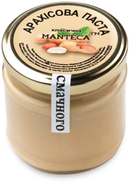 Паста арахісова "МантЕка" класична 180г скло