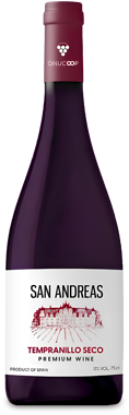 Вино "Tempranillo" черв сух 0,750л /San Andreas/