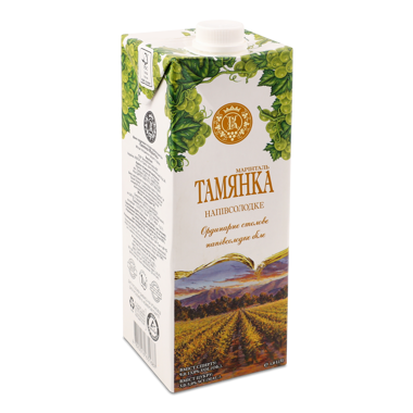Вино "Тамянка Марінталь" н/солод біле 1л