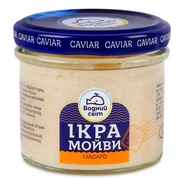 Ікра мойви "Водний світ" Масаго 100г с/б