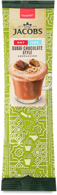 Напій кавовий "Якобс" 3в1 Капучіно Дубайський шоколад 19,5г