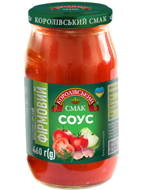 Соус "Фірмовий" с/б 460г /Кор.Смак/