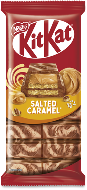 Шоколад  "Kit-Kat" З соленою карамеллю 99г /Нестле/