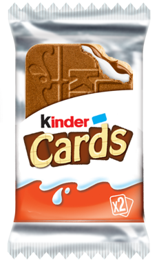Вафлі "Kinder Cards" 3*25,6г /Ферреро/