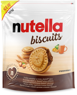 Печиво "Нутелла" Bisquits 193г /Ферреро/