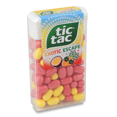 Драже "Tic-Tac" Екзотичний мікс T110 54г