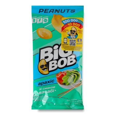 Арахіс "Big Bob" васабі 60г