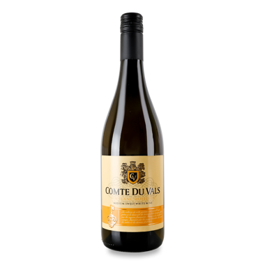 Вино "Comte du Vals" Blanc medium sweet н/солод біле 0.75л