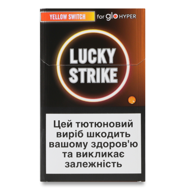 Виріб тютюновий  д/нагрів Lucky Strike Yellow Switch