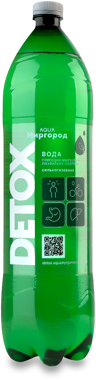 Вода "Detox Aqua" Миргород газ 1л пет
