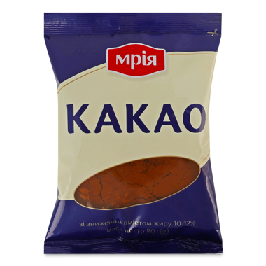 Какао-порошок 80г /Мрія/