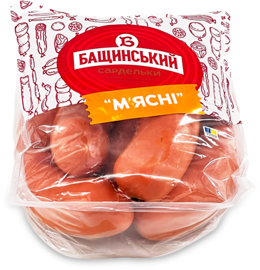 Сардельки М'ясні варені ваг "Бащинський"