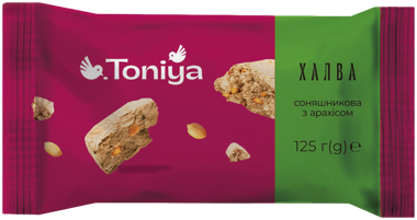 Халва з арахісом 125г /Toniya/