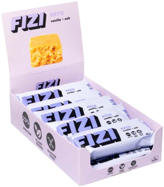 Батончик Кето "Vanilla+Salt" 45г /FIZI/