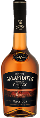 Бренді виноград "Мала Гора Закарпаття" 0.5л  /Chateau Chizay/