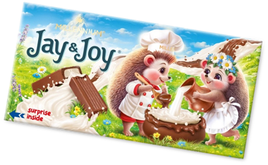 Шоколад "Millennium" Jay&Joy молоч з молоч начинкою 90г
