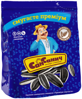 Насіння соняшника "Сан Санич" Смугасте  95г