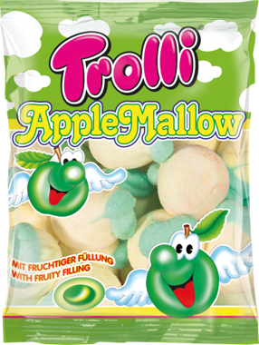 Зефір "Apple Mallow" зі смаком яблука150г /Trolli/