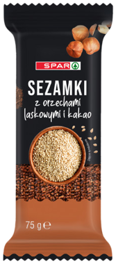 Козинак "SPAR" Кунжут ліс горіх какао 75г 