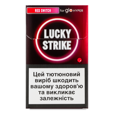 Виріб тютюновий  д/нагрів Lucky Strike Stiks RED SWITCH