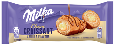 Круасан "Milka" зі смаком ванілі в шоколаді 50г 