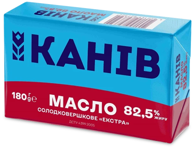 Масло "Канів 1971" 82,5% екстра 180г /Канів/