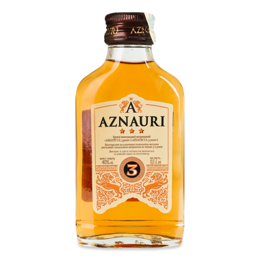 Бренді "AZNAURI V.S" 3* 100мл