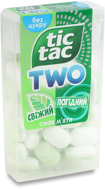 Драже "Tic-Tac" TWO М'ята 38,5г