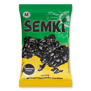 Насіння соняшника "SEMKI" смаж з сіллю 100г