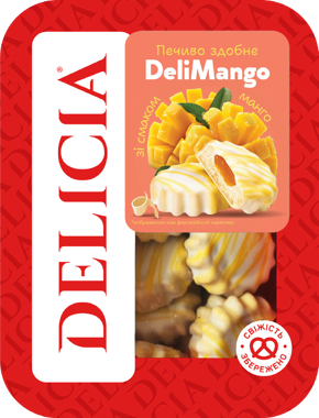Печиво здобне "Deli Mango" 350г /Деліція/