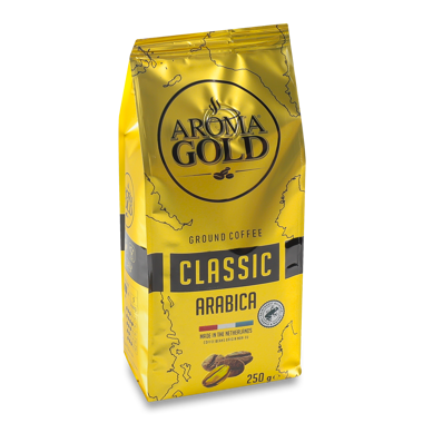 Кава AROMA Gold Classic нат. мел 250г /SPAR/