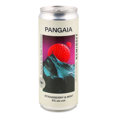 Напій сл/ал Pangaia Strawberry Mint 0.33л ж/б
