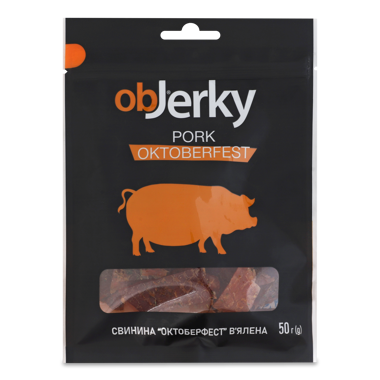 Свинина вʼялена "Objerky" Октоберфест 50г