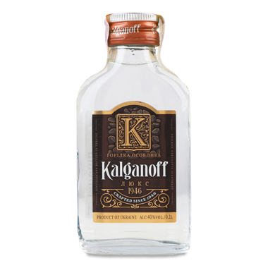 Горілка особлива"КАЛГАНОФ ЛЮКС" 0,1л