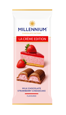 Шоколад "Міленіум"La Creme Edition Полунич чизкейк 100г