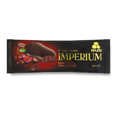 Морозиво ескімо "IMPERIUM"вишня - шоколад 70гр/Рудь/