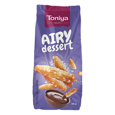 Печиво "Повітряний десерт" з цукром 130г /TONIYA/